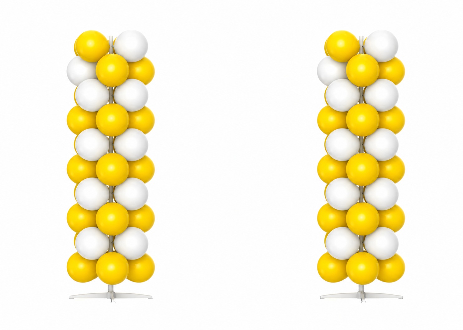 Modüler Balon Sütun Standı Seti – Çift Sütun Modeli